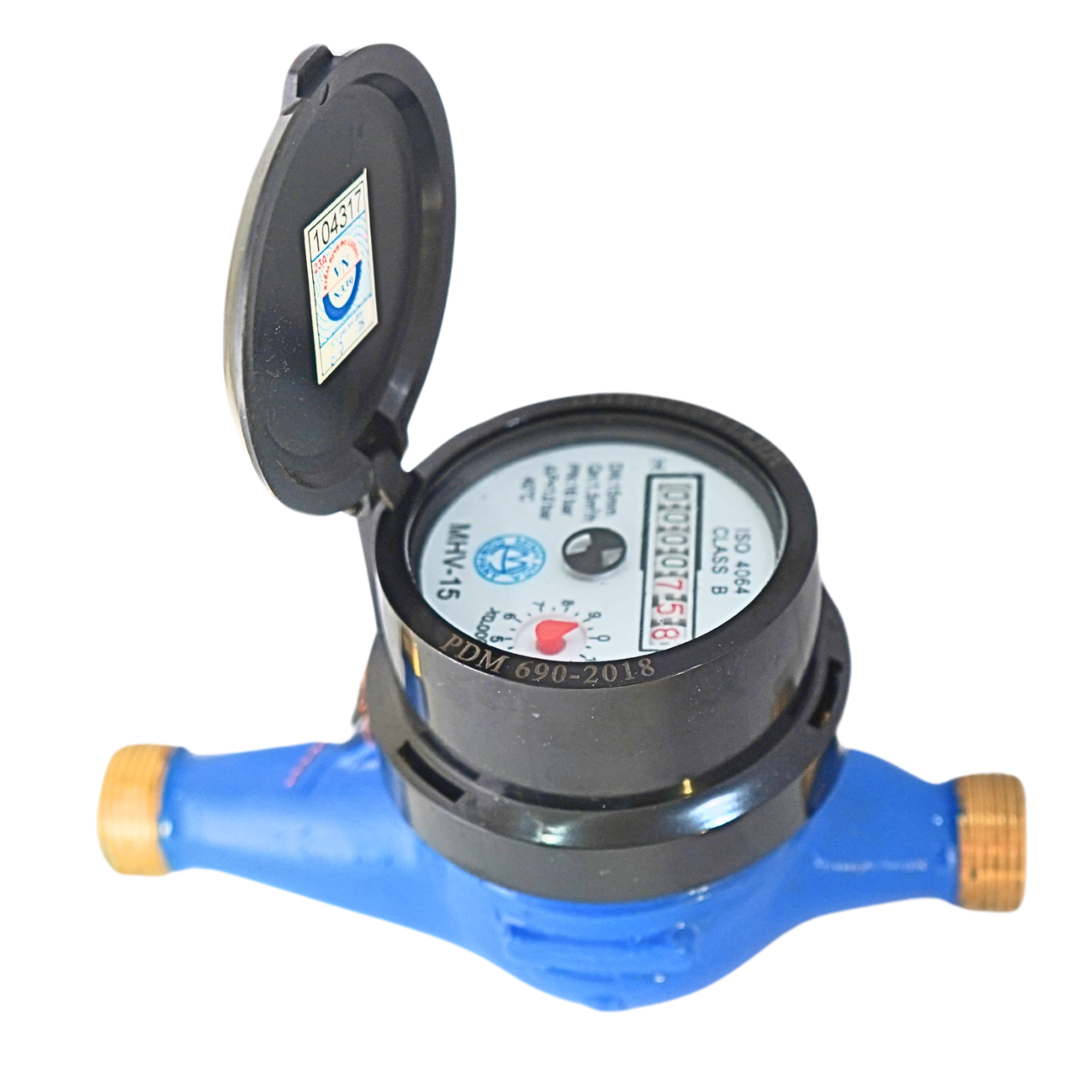 Đồng hồ thân đồng, loại từ, đa tia, cấp B MHV - Ảnh 3