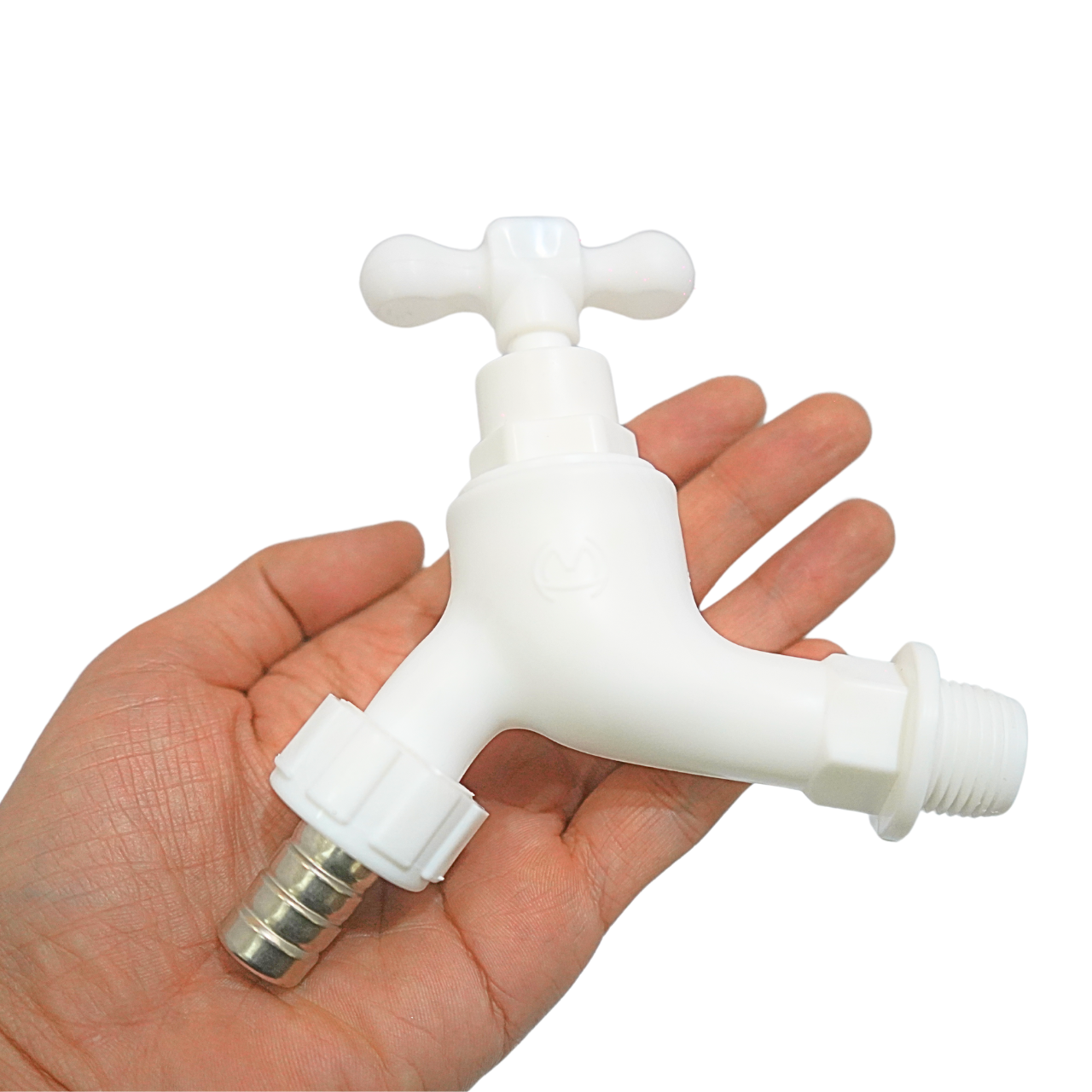 Vòi nhựa tay xoay nối ống mềm đồng MH - Ảnh 4