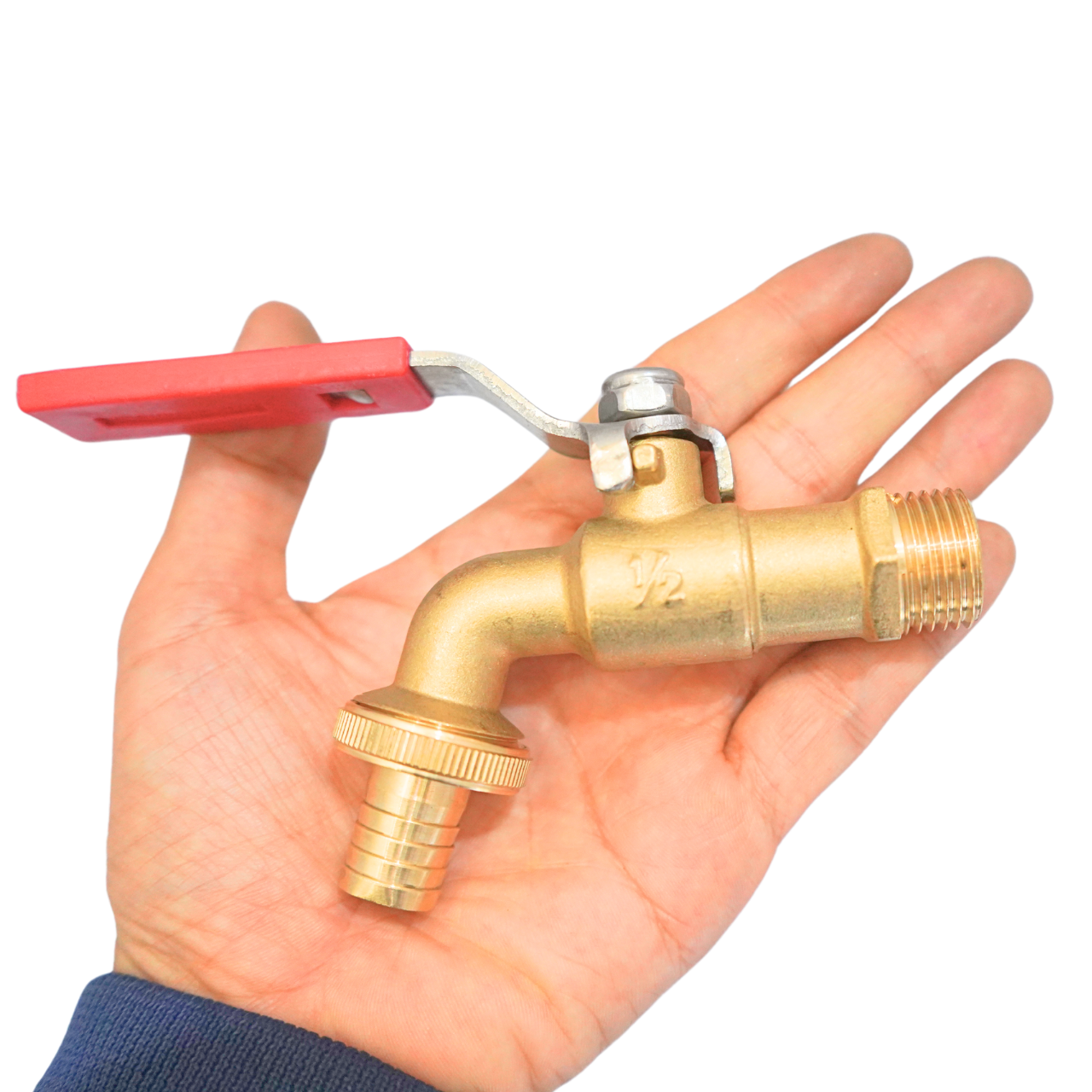 Vòi vườn đồng tay inox MIHA - Ảnh 3
